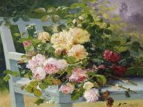 Still Life of Roses-Eugene Henri Cauchois-Giclee Print