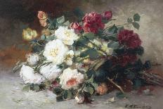 Still Life of Roses-Eugene Henri Cauchois-Giclee Print