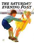 "Children on Swing,"June 22, 1935-Eugene Iverd-Giclee Print