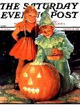 "Witches Night Out," Saturday Evening Post Cover, October 29, 1927-Eugene Iverd-Giclee Print