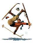 "Wipeout on Skis,"March 3, 1928-Eugene Iverd-Giclee Print