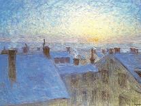 Sunrise over Stockholm Rooftops, 1903-Eugene Jansson-Framed Giclee Print