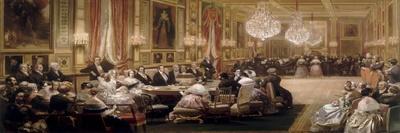 Concert in the Galerie Des Guise at Chateau D'Eu, 4th September 1843-Eugène Louis Lami-Giclee Print