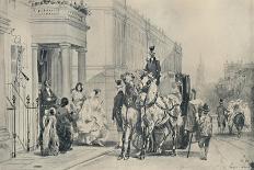 'Ladies Entering Their Carriage in Belgrave Square', 19th century-Eugene Louis Lami-Framed Giclee Print