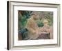 Eugene Manet (1833-92) with His Daughter at Bougival, c.1881-Berthe Morisot-Framed Giclee Print