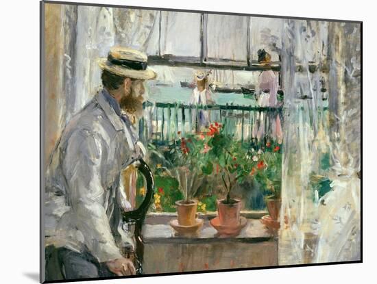 Eugene Manet (1834-92) on the Isle of Wight-Berthe Morisot-Mounted Giclee Print