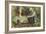 Eugène Manet and His Daughter in the Garden-Berthe Morisot-Framed Premium Giclee Print