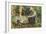 Eugène Manet and His Daughter in the Garden-Berthe Morisot-Framed Premium Giclee Print