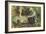 Eugène Manet and His Daughter in the Garden-Berthe Morisot-Framed Art Print