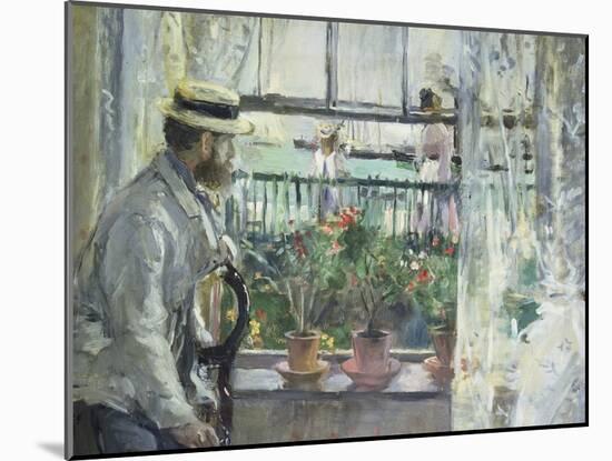 Eugene Manet on the Isle of Wight, 1875-Berthe Morisot-Mounted Giclee Print