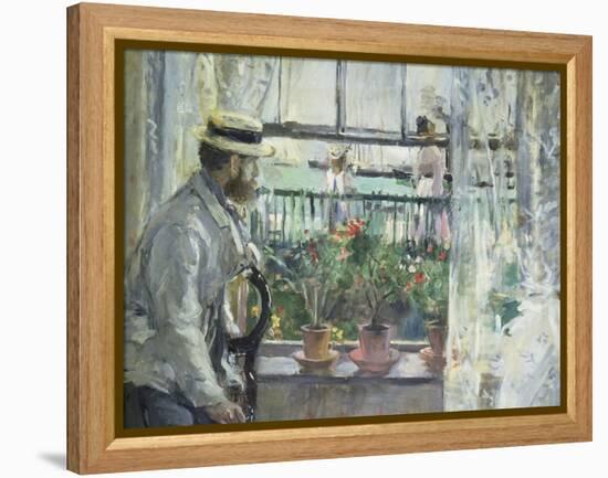 Eugene Manet on the Isle of Wight, 1875-Berthe Morisot-Framed Premier Image Canvas