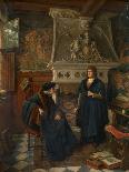 Erasmus and Quentin Matsys, 1908 (Oil on Panel)-Eugene Siberdt-Giclee Print