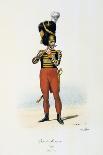 Gardes De La Porte, Drummer, 1814-15-Eugene Titeux-Giclee Print