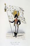 Gardes-Du-Corps De Roi, Standard Bearer, 1820-Eugene Titeux-Framed Giclee Print