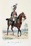 Gardes-Du-Corps De Roi, Standard Bearer, 1820-Eugene Titeux-Framed Giclee Print