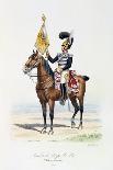 Gardes-Du-Corps De Roi, Standard Bearer, 1820-Eugene Titeux-Giclee Print