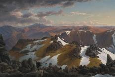 North-East View from the Northern Top of Mount Kosciusko, 1863-Eugene Von Guerard-Framed Giclee Print