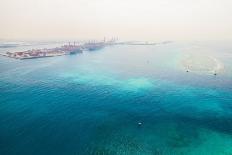 Bulk Carrier, Cargo Ship Goes on Red Sea on a Sunny Day-eugenesergeev-Framed Photographic Print