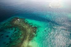 Container Ship Goes on Red Sea, Bird Eye View-eugenesergeev-Photographic Print