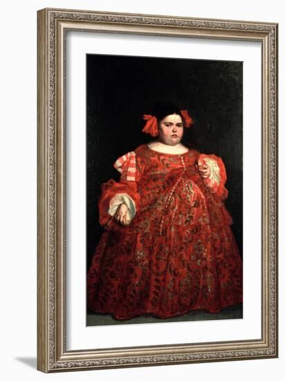 Eugenia Martinez Vallejo, Called La Monstrua-Don Juan Carreño de Miranda-Framed Giclee Print