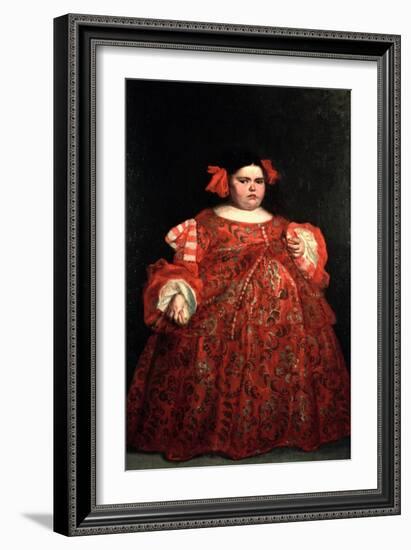 Eugenia Martinez Vallejo, Called La Monstrua-Don Juan Carreño de Miranda-Framed Giclee Print