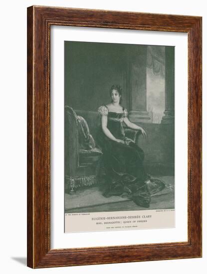 Eugenie-Bernardine-Desiree Clary-Francois Gerard-Framed Giclee Print