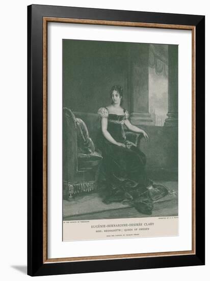 Eugenie-Bernardine-Desiree Clary-Francois Gerard-Framed Giclee Print
