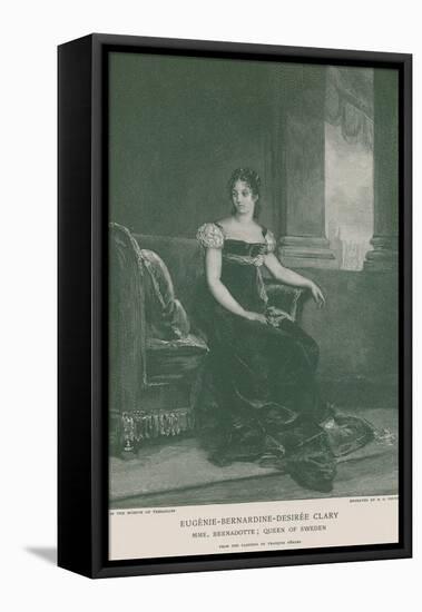 Eugenie-Bernardine-Desiree Clary-Francois Gerard-Framed Premier Image Canvas