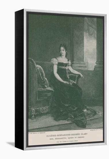 Eugenie-Bernardine-Desiree Clary-Francois Gerard-Framed Premier Image Canvas