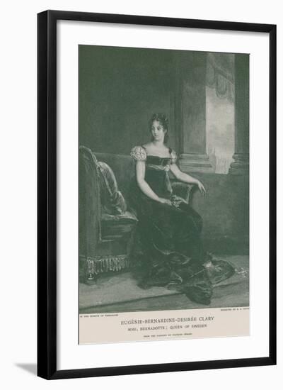 Eugenie-Bernardine-Desiree Clary-Francois Gerard-Framed Giclee Print