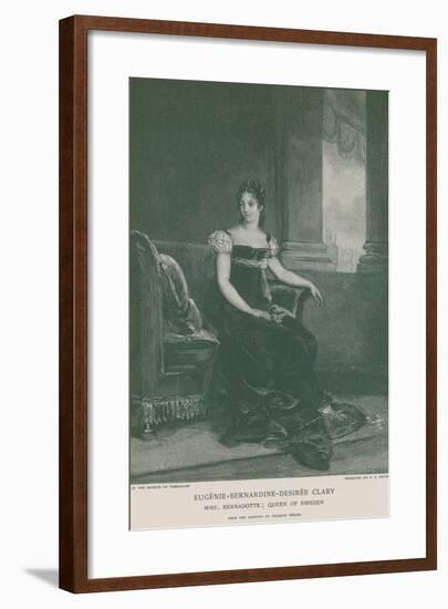 Eugenie-Bernardine-Desiree Clary-Francois Gerard-Framed Giclee Print
