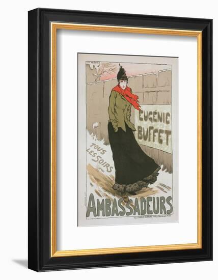 Eugénie Buffet - Ambassadeurs-Lucien Métivet-Framed Art Print