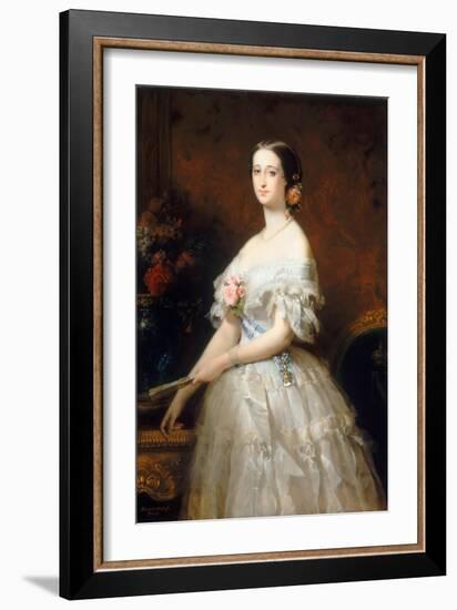Eugénie De Montijo, Empress of the French-Édouard Louis Dubufe-Framed Giclee Print