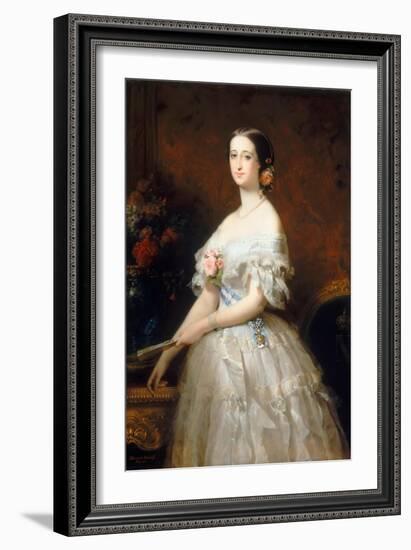 Eugénie De Montijo, Empress of the French-Édouard Louis Dubufe-Framed Giclee Print