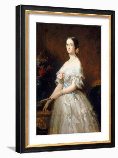 Eugénie De Montijo, Empress of the French-Édouard Louis Dubufe-Framed Giclee Print