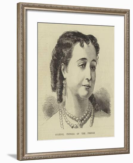 Eugenie, Empress of the French-null-Framed Giclee Print