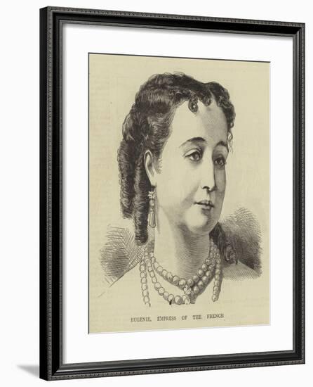 Eugenie, Empress of the French-null-Framed Giclee Print