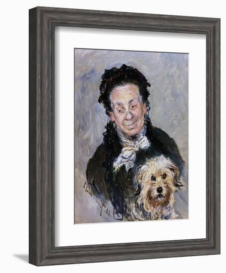 Eugenie Graff (Madame Paul)-Claude Monet-Framed Giclee Print