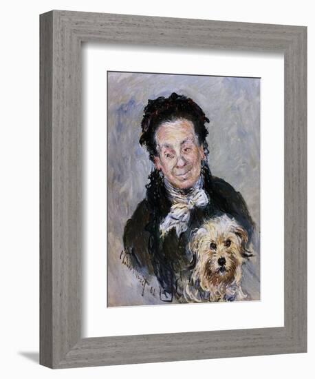 Eugenie Graff (Madame Paul)-Claude Monet-Framed Giclee Print