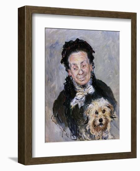 Eugenie Graff (Madame Paul)-Claude Monet-Framed Giclee Print