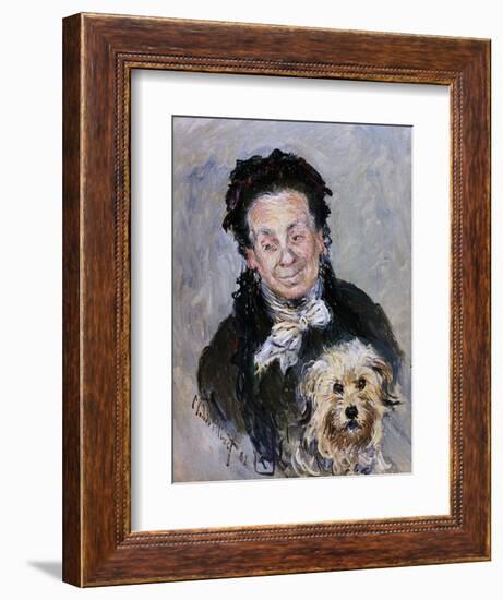 Eugenie Graff (Madame Paul)-Claude Monet-Framed Giclee Print