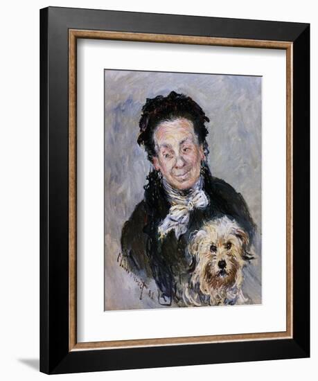 Eugenie Graff (Madame Paul)-Claude Monet-Framed Giclee Print