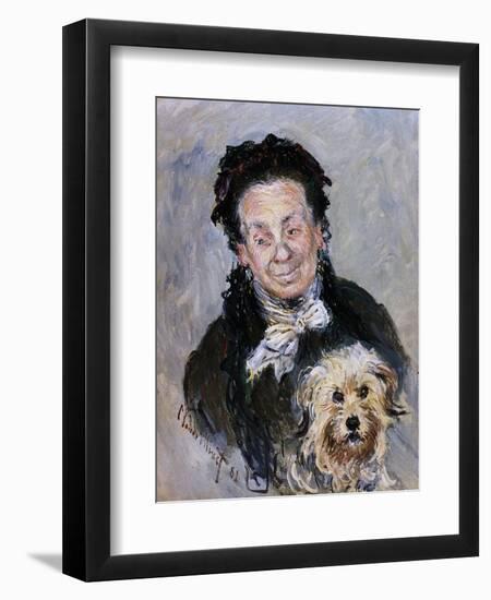 Eugenie Graff (Madame Paul)-Claude Monet-Framed Giclee Print