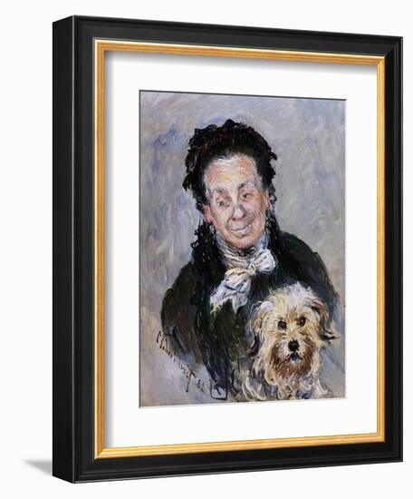 Eugenie Graff (Madame Paul)-Claude Monet-Framed Giclee Print