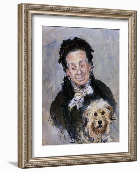 Eugenie Graff (Madame Paul)-Claude Monet-Framed Giclee Print