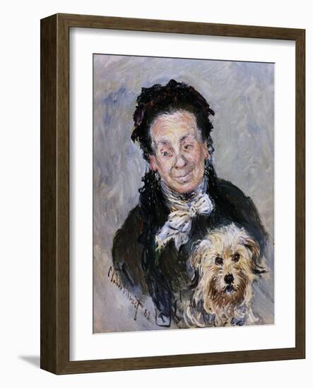 Eugenie Graff (Madame Paul)-Claude Monet-Framed Giclee Print