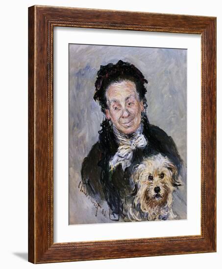 Eugenie Graff (Madame Paul)-Claude Monet-Framed Giclee Print