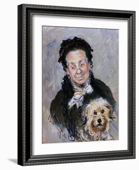 Eugenie Graff (Madame Paul)-Claude Monet-Framed Giclee Print