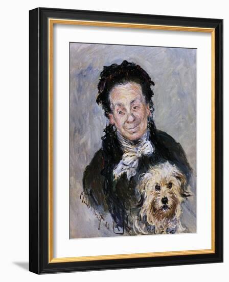 Eugenie Graff (Madame Paul)-Claude Monet-Framed Giclee Print