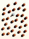 Overhead Shot of Balls and a Subbuteo Player-Eugenio Franchi-Photographic Print